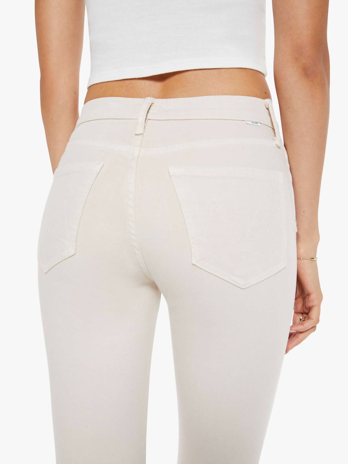 Mother - Mid Rise Smokin' Double Flood Jeans