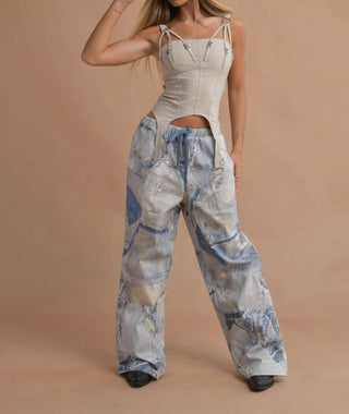 Rag Company - Drawstring Cargo Jeans