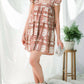 Entro - Printed Square Neck Dress