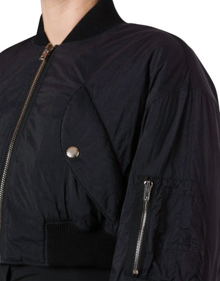 Philosophy Di Lorenzo Serafini - Nylon Cropped Bomber Jacket