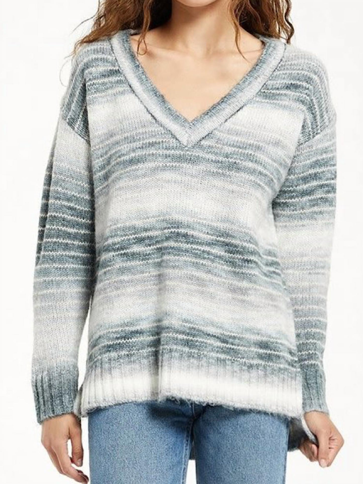 Z Supply - Autumn Stripe V-Neck Sweater