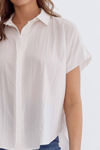 Entro - Short Sleeve Flowy Top
