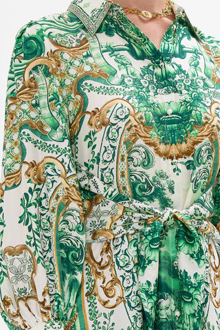 Camilla - Waist Tie Shirt Dress