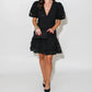 2.7 August Apparel - Sequin Lace Mini Dress