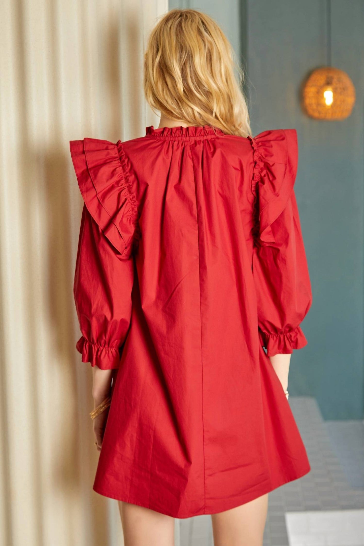 Day + Moon - Poplin Mini Dress