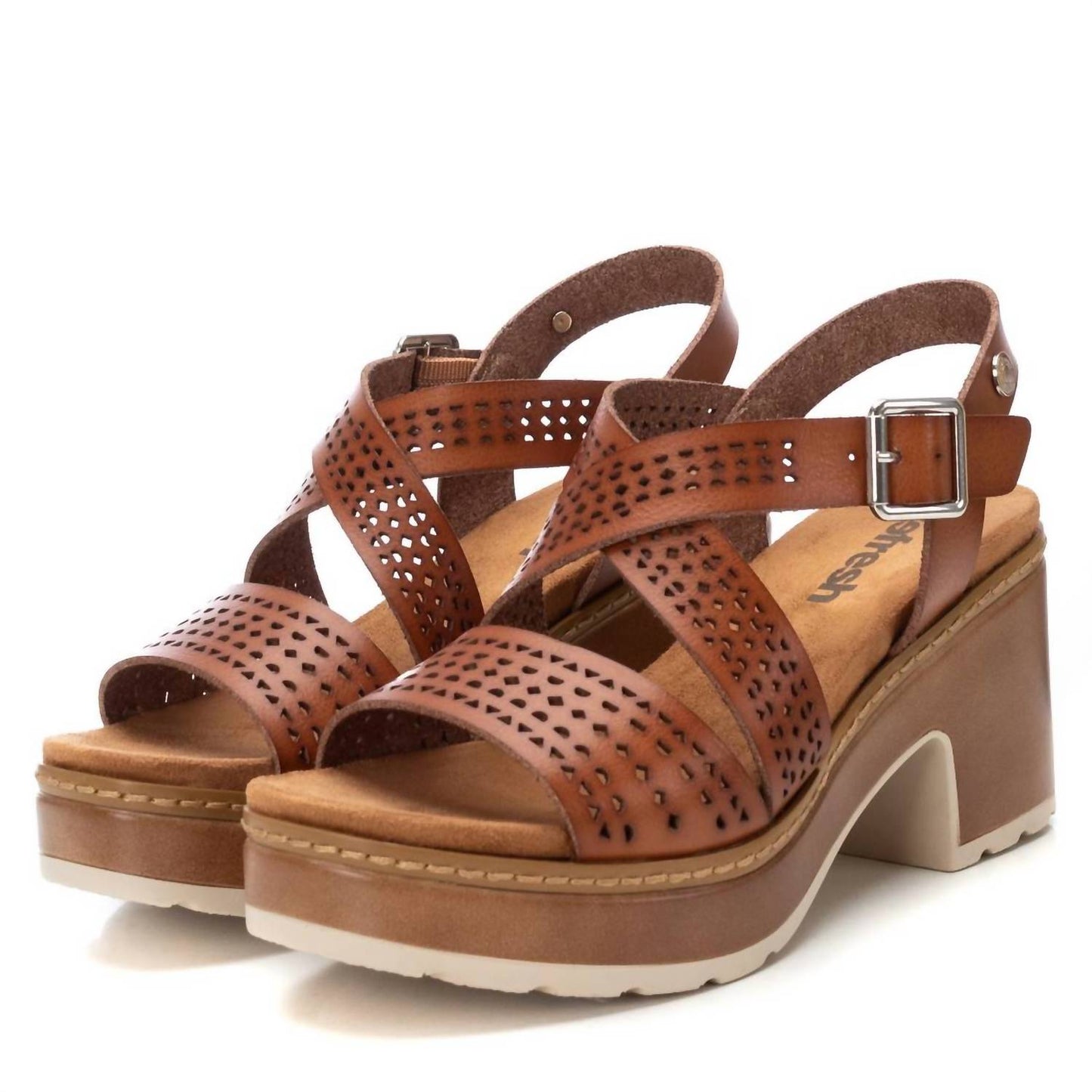 Xti - Women's Refresh Block Heel Platform Sandals