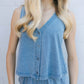 Z Supply - Solace Jersey Knit Denim Top