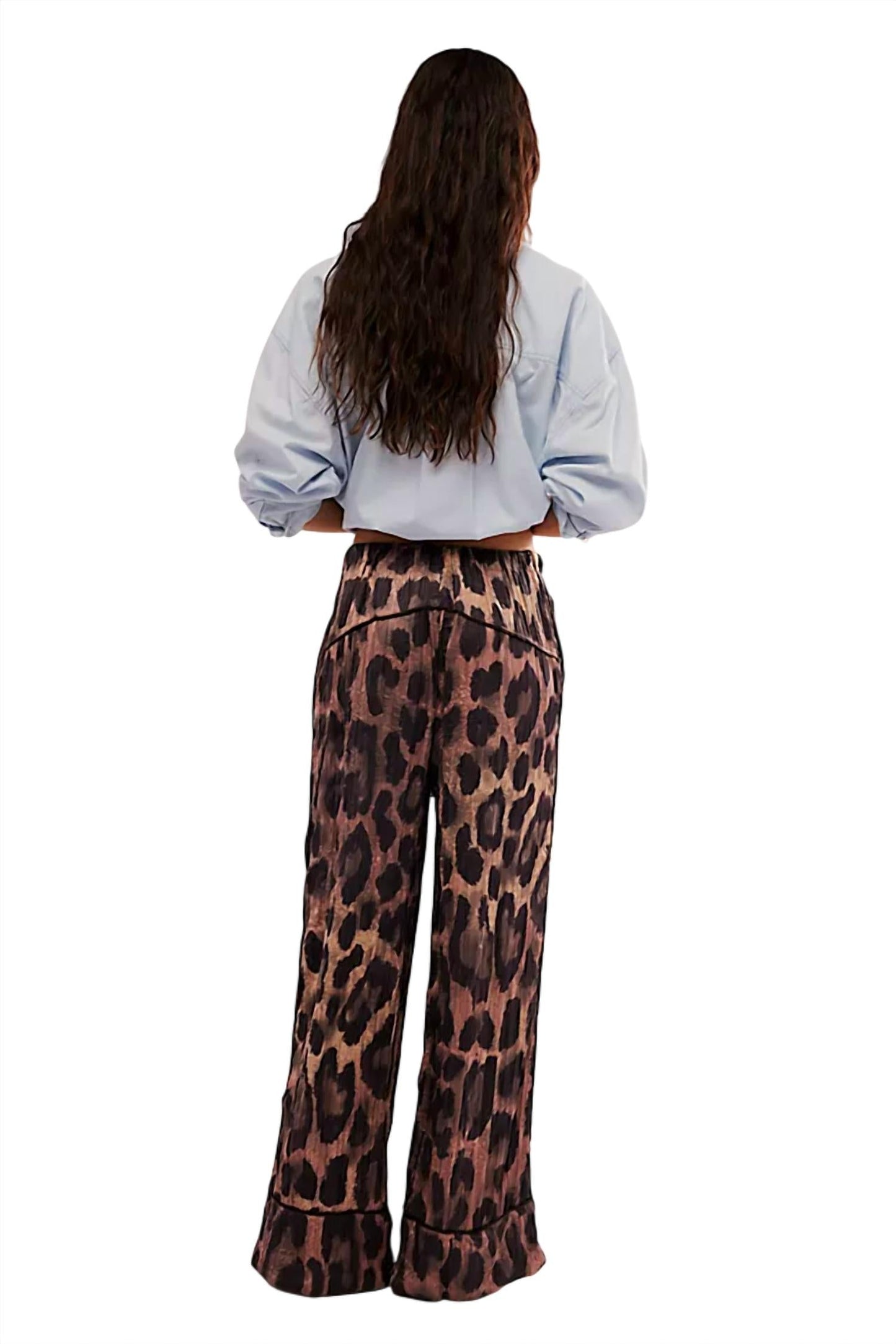 Free People - All Out Satin Leopard Pants