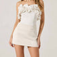 Astr - Sarahi Strapless Ruffled Corset Top