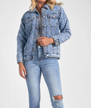 Elan - Quilted Jean Jacket