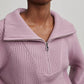 Varley - Reid Half Zip Knit Sweatshirt
