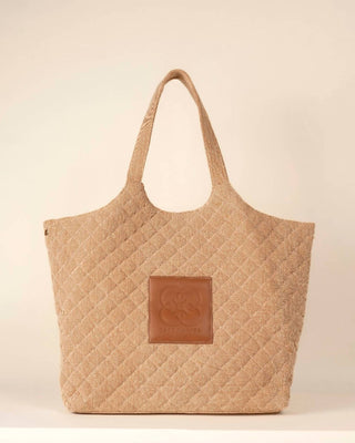 Care Tucker - Maxi Quilted Denim Tote Bag