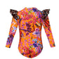 Lia Sahara - Girl's Zipper Long Sleeve One Piece