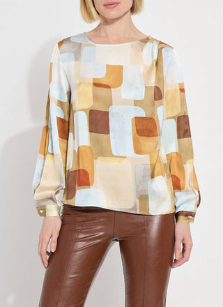 Lysse - Marie Draped Back Three Quarter Sleeve Blouse