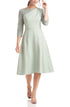 js-collections-rory-fit-flare-midi-dress-green-size-19
