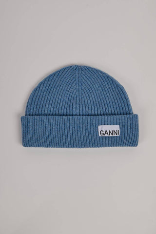 Ganni - Women's Light Structured Rib Knit Beanie