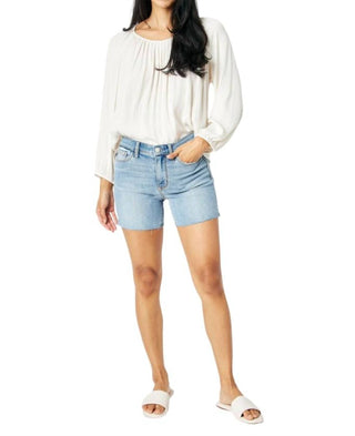 Judy Blue - MID RISE CUT-OFF DENIM SHORT