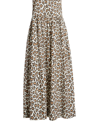 The Great. - Leopard Print Cotton Dress