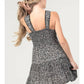 Angie - Tie Front Tank Strap Mini Dress