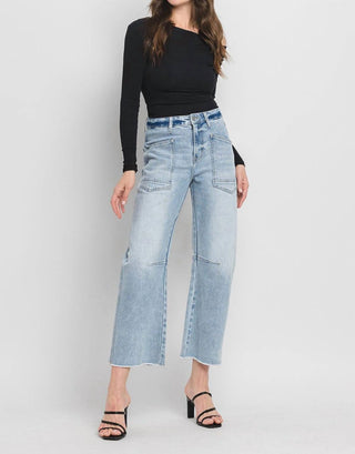 Flying Monkey - High Rise Barrel Jean