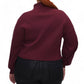 Good American - RIBBED MOCK NECK SWEATER