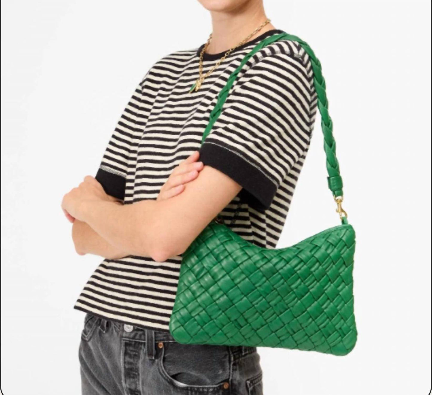 Clare V. - Women's Flat With Tabs Clutch Bag