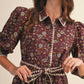 &Merci - Blanket Stitch Floral Mini Dress