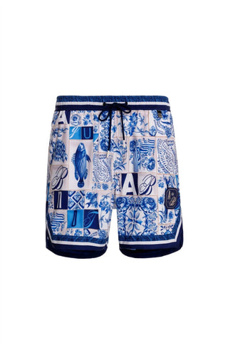 Agua Bendita - Men's Dan Azure Swim Trunks