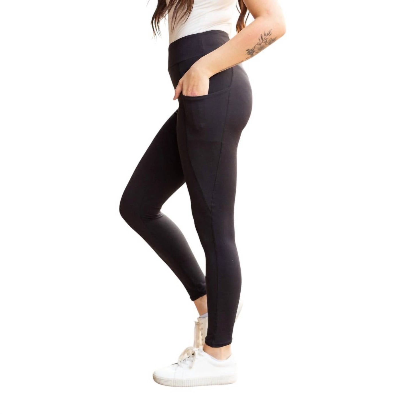 Julia Rose - Sleek Pocket Collection - Full Length Leggings