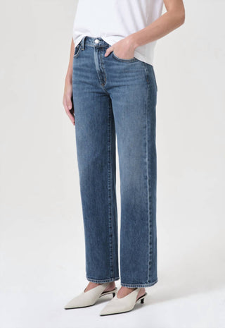 Agolde - Harper Mid Rise Straight Leg Jeans