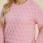 Double Take - Textured Top And Shorts Set