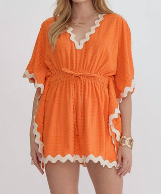 Entro - Textured Terry Cloth Cover Up