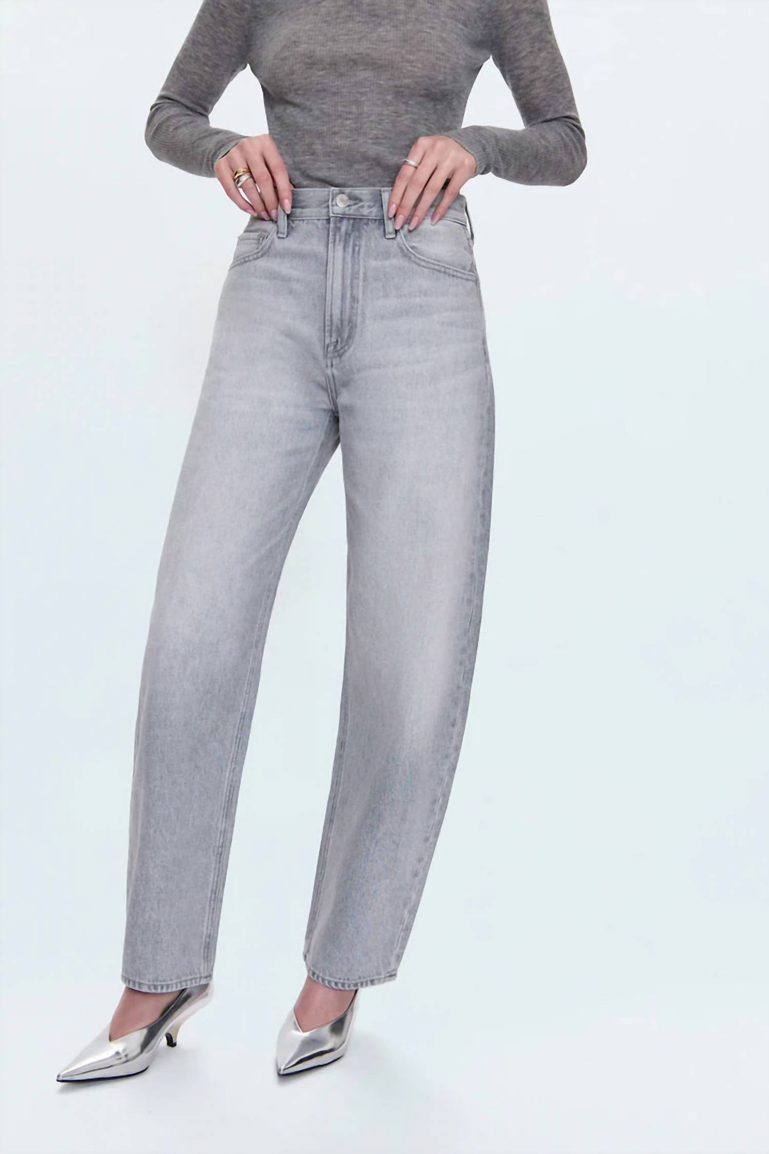 Pistola - Wes High Rise Barrel Jeans