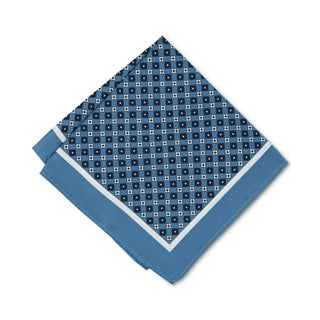 Alfani Medallion Pocket Square - Blue