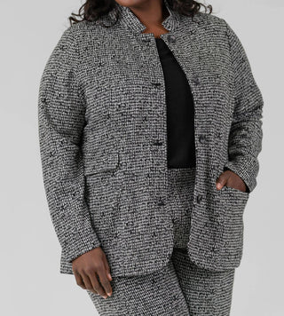 Nic + Zoe - Etched Tweed Jacket - Plus