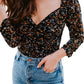 Label 86 - 3/4 Sleeve Blossom Top