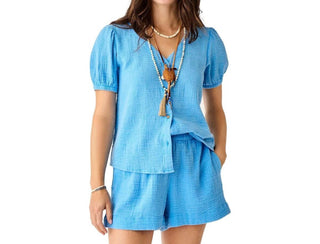 Carve Designs - Milo Gauze Top