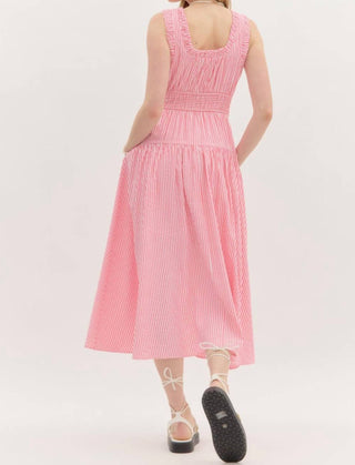 Entro - Striped Zipper Dress