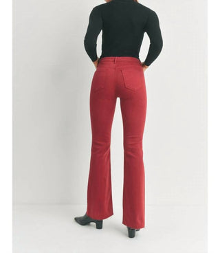 Just Black Denim - High Rise Scissor Cut Flare Long Jeans