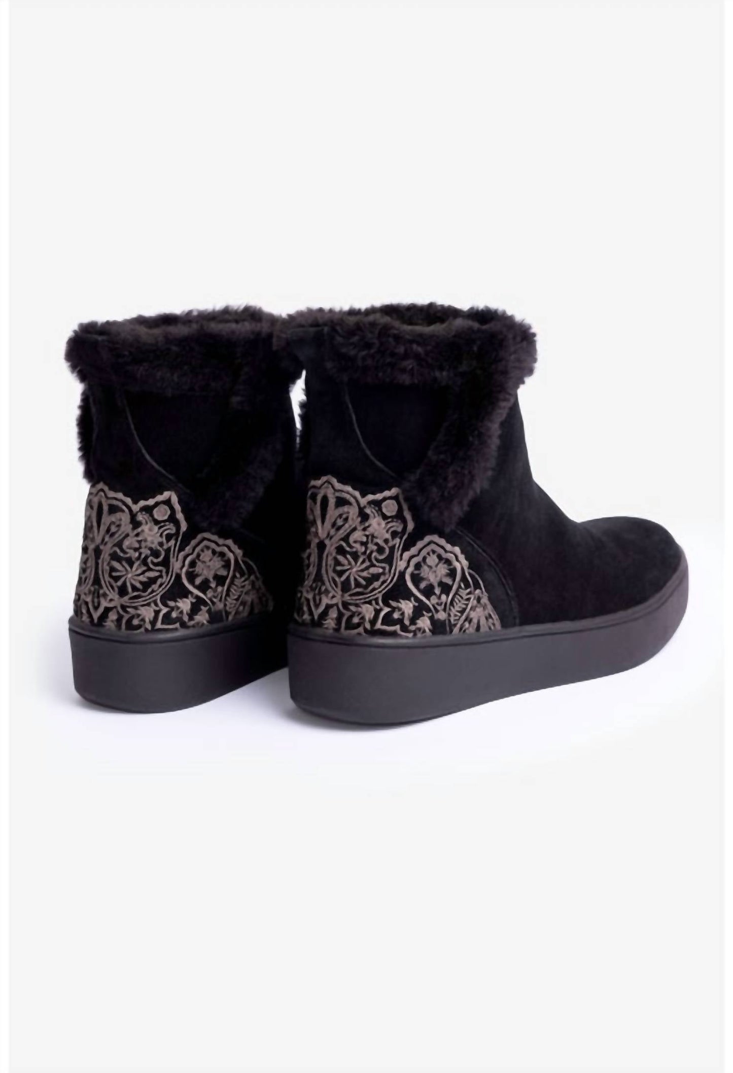 Johnny Was - GRADI EMBROIDERED SLIP ON BOOTIE