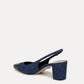 Veronica Beard - Women's Cecile Denim Cap-toe Slingback Pump