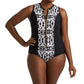 Always For Me - Plus Size Jaden Scuba One Piece Swimsuit