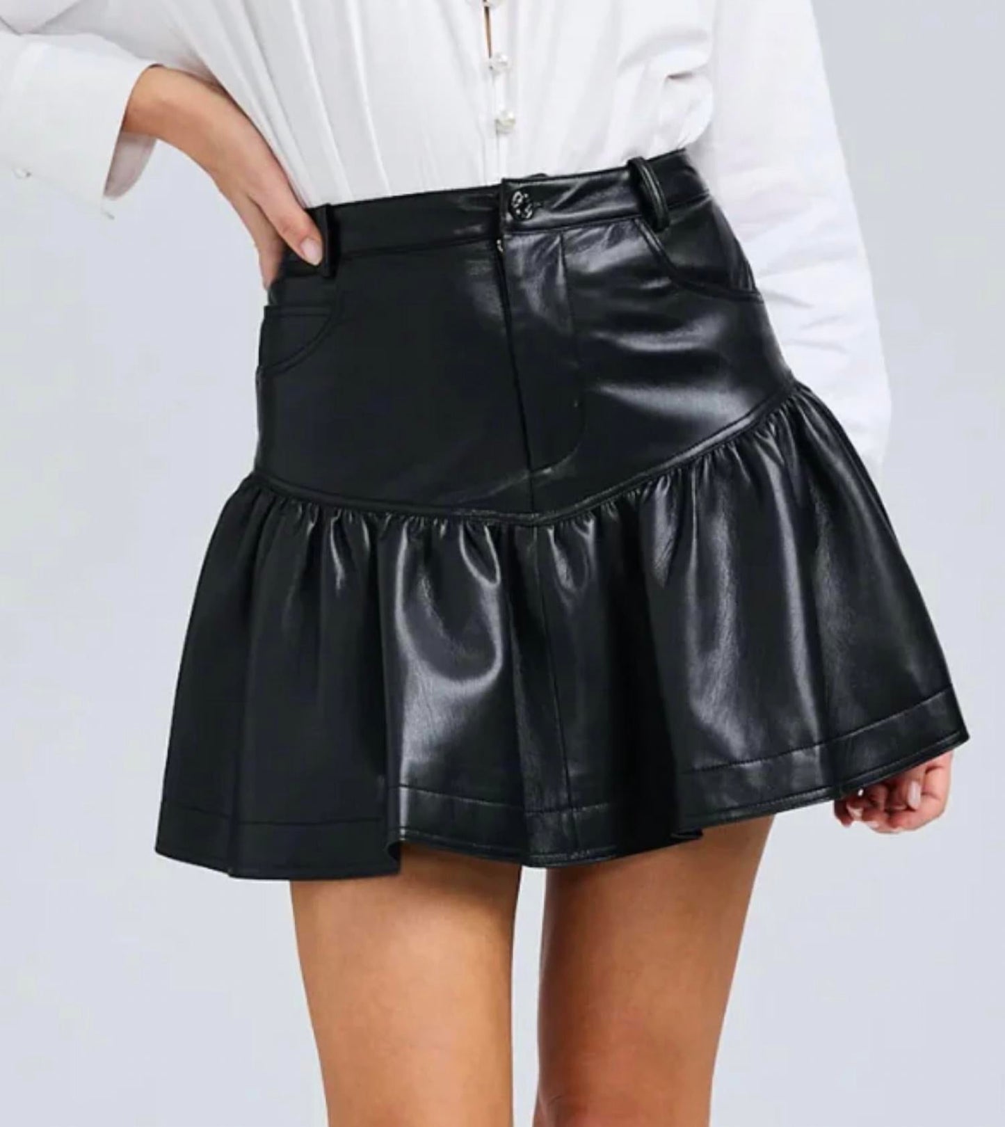 Generation Love - Divina Vegan Leather Skirt
