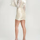 Steffany Milano - Allure Deep V-neck And Wrap Dress