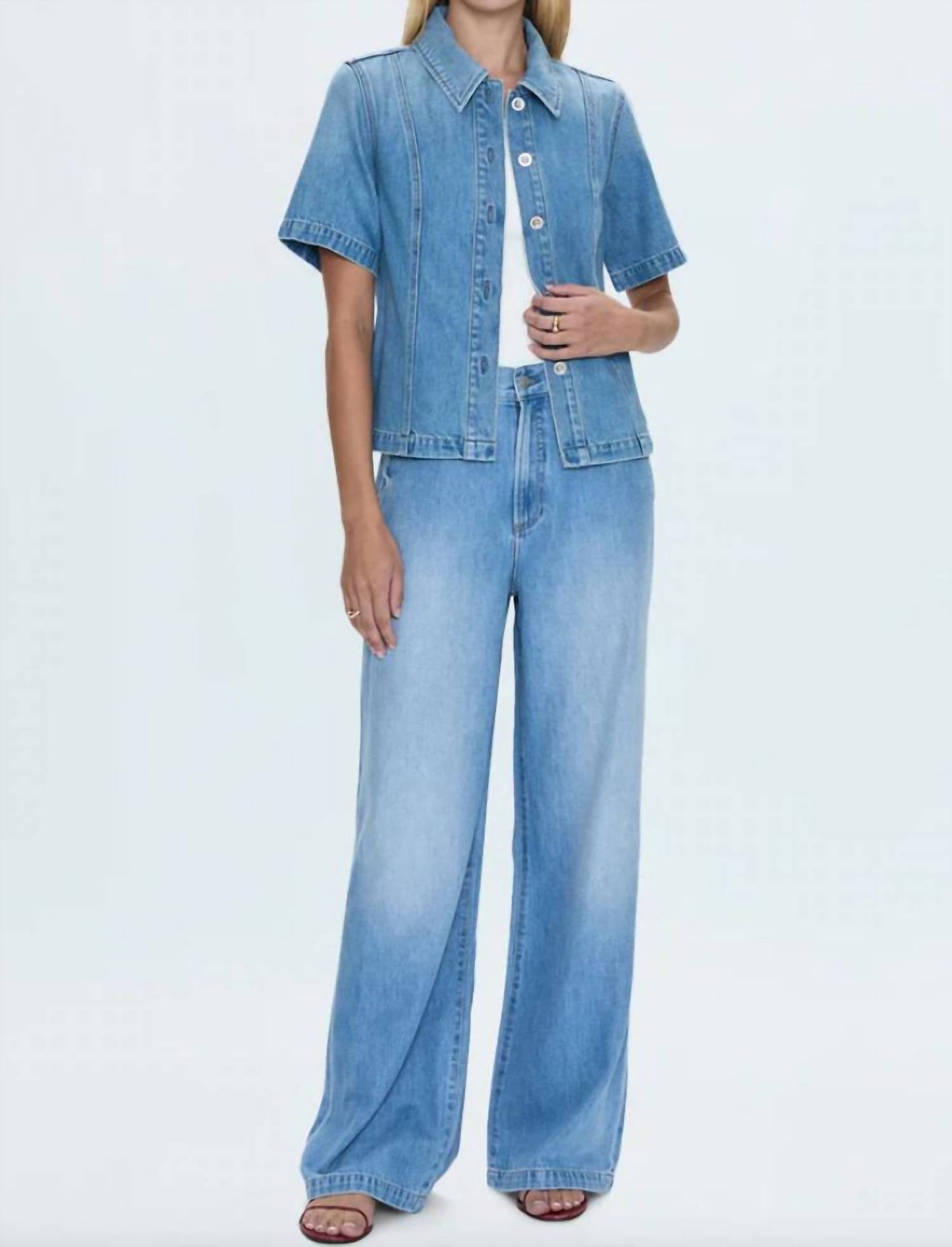 Pistola - Cyndi Short Sleeve Denim Shirt