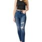 Judy Blue - High Waist Skinny Destroyed Jeans