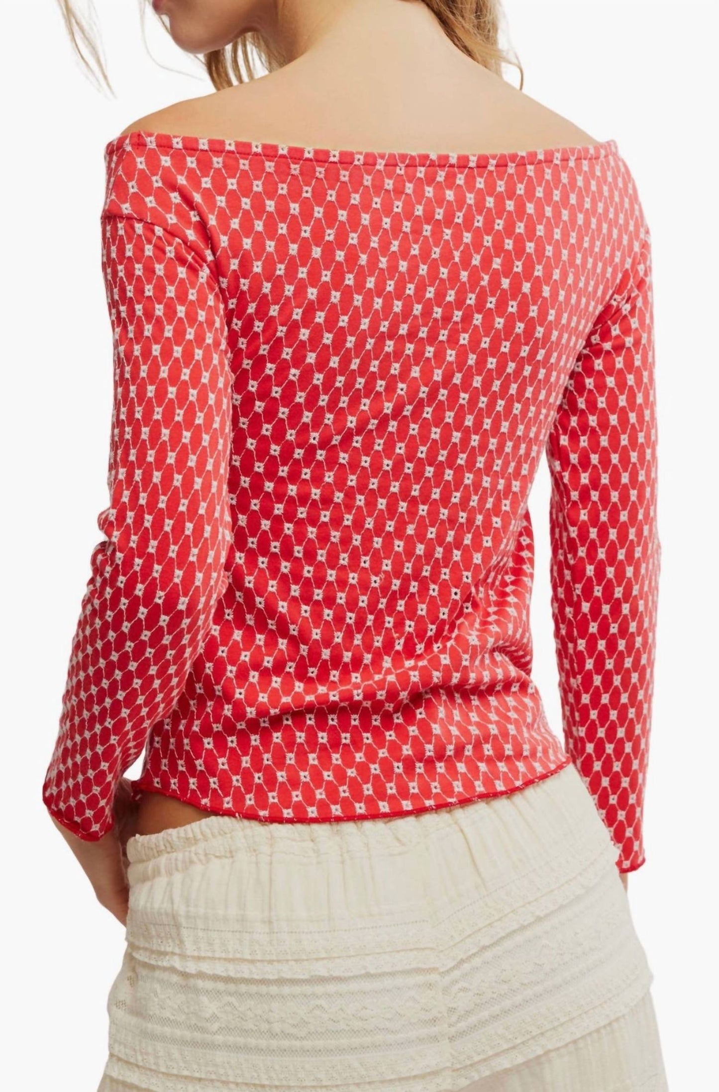 Free People - Gia Eyelet Top