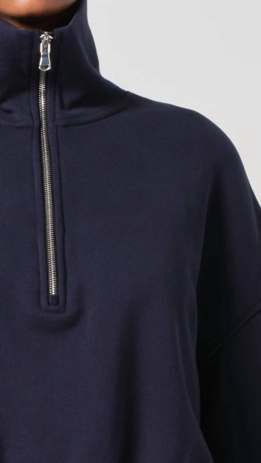Agolde - Bethan Quarter Zip Sweatshirt