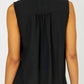 Current Air - Sleeveless Split Neckline Top