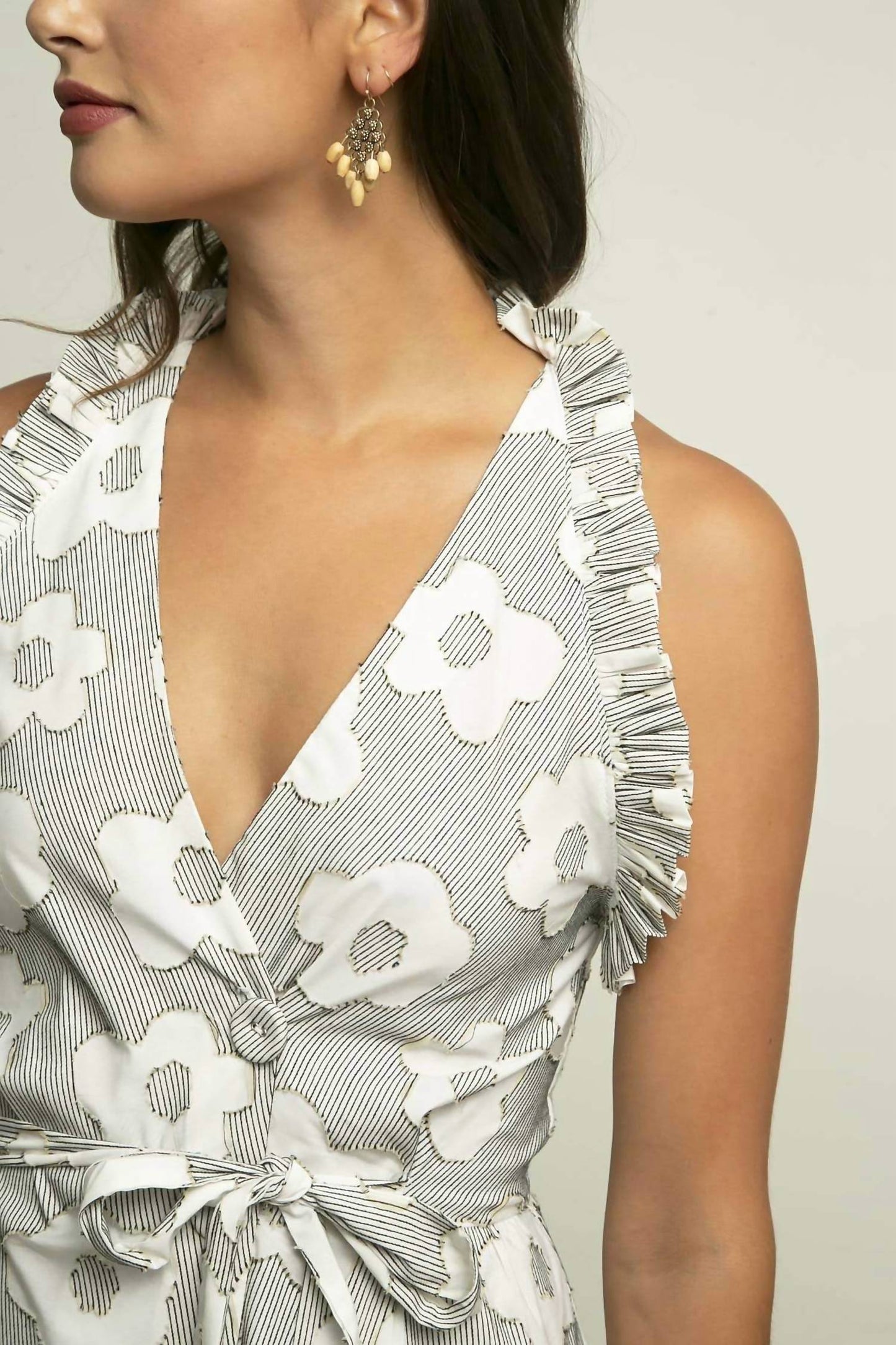 Eva Franco - Fable V Neck Midi Dress